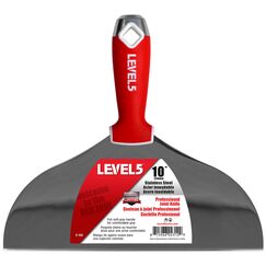 LEVEL5 10" Stainless Steel Joint Knife with Soft-Grip Handle