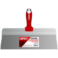LEVEL5 14" Stainless Steel Big Back Taping Knife with Soft-Grip Handle