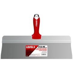 LEVEL5 16" Stainless Steel Big Back Taping Knife with Soft-Grip Handle