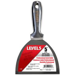 LEVEL5 5" One-Piece Stainless Steel Joint Knife with Welded Handle