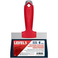 LEVEL5 6" Blue Steel Taping Knife with Composite Handle