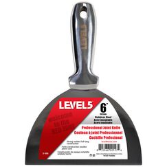 LEVEL5 6" One-Piece Stainless Steel Joint Knife with Welded Handle