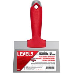 LEVEL5 6" Stainless Steel Taping Knife with Composite Handle