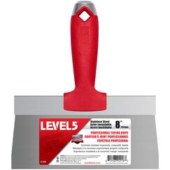 LEVEL5 8" Stainless Steel Taping Knife with Composite Handle