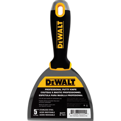 DeWALT 5" Stainless Steel Joint Knife with Soft-Grip Handle