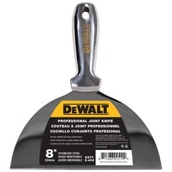 DeWALT 8" One-Piece Stainless Steel Joint Knife with Welded Handle