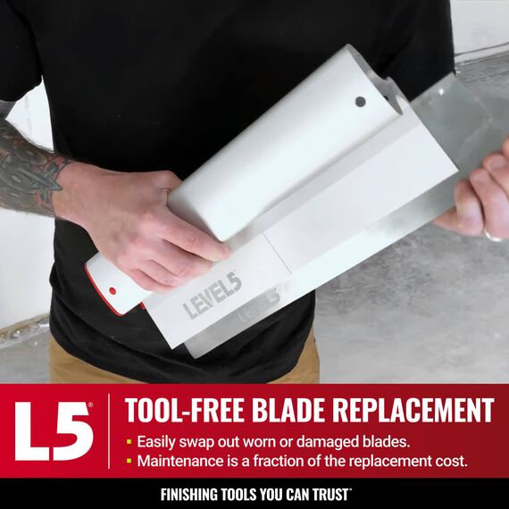 LEVEL5 37"-63" Extendable Handle for Skimming Blades and Compound Rollers, 3 image