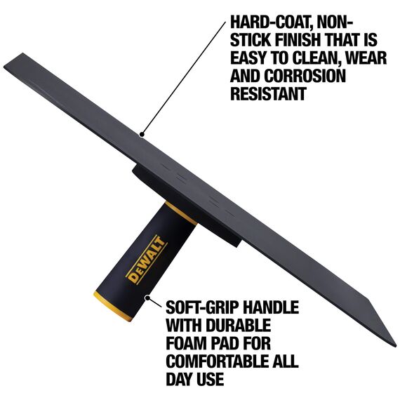 DeWALT 16" x 16" Drywall Finishing Hawk, 4 image