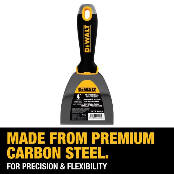DeWALT 4" Carbon Steel Joint Knife with Soft-Grip Handle, 2 image