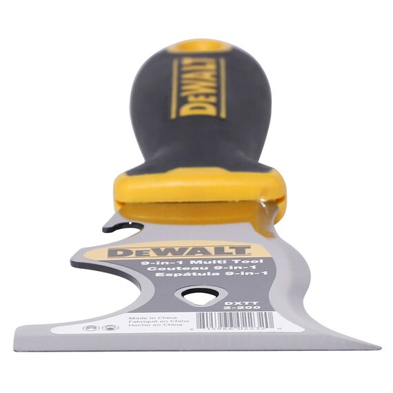DeWALT 9-in-1 Carbon Steel Painter's Tool with Soft-Grip Handle, 4 image