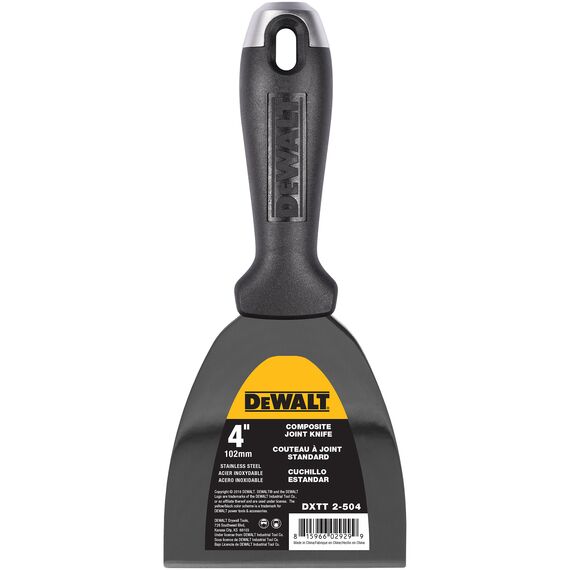 DeWALT 4" Stainless Steel Joint Knife with Composite Handle