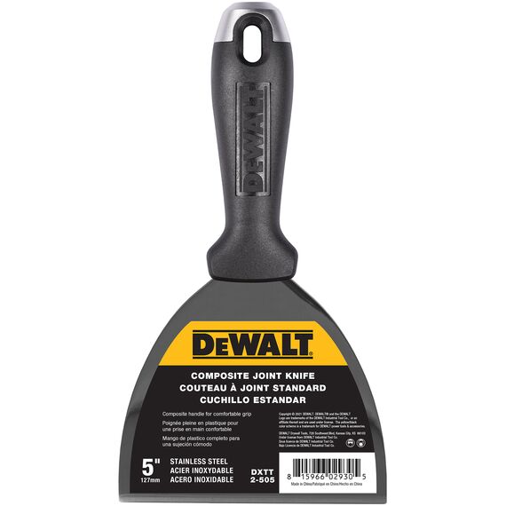 DeWALT 5" Stainless Steel Joint Knife with Composite Handle