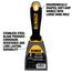 DeWALT 3" Stainless Steel Joint Knife with Soft-Grip Handle, 3 image