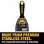 DeWALT 4" Stainless Steel Joint Knife with Soft-Grip Handle, 2 image