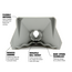 CanAm NyCor 3" Corner Finisher for Inside Drywall Corners, 4 image